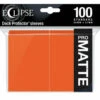Ultra Pro Sleeves: Pumpkin Orange - Eclipse PRO-Matte (100ct)