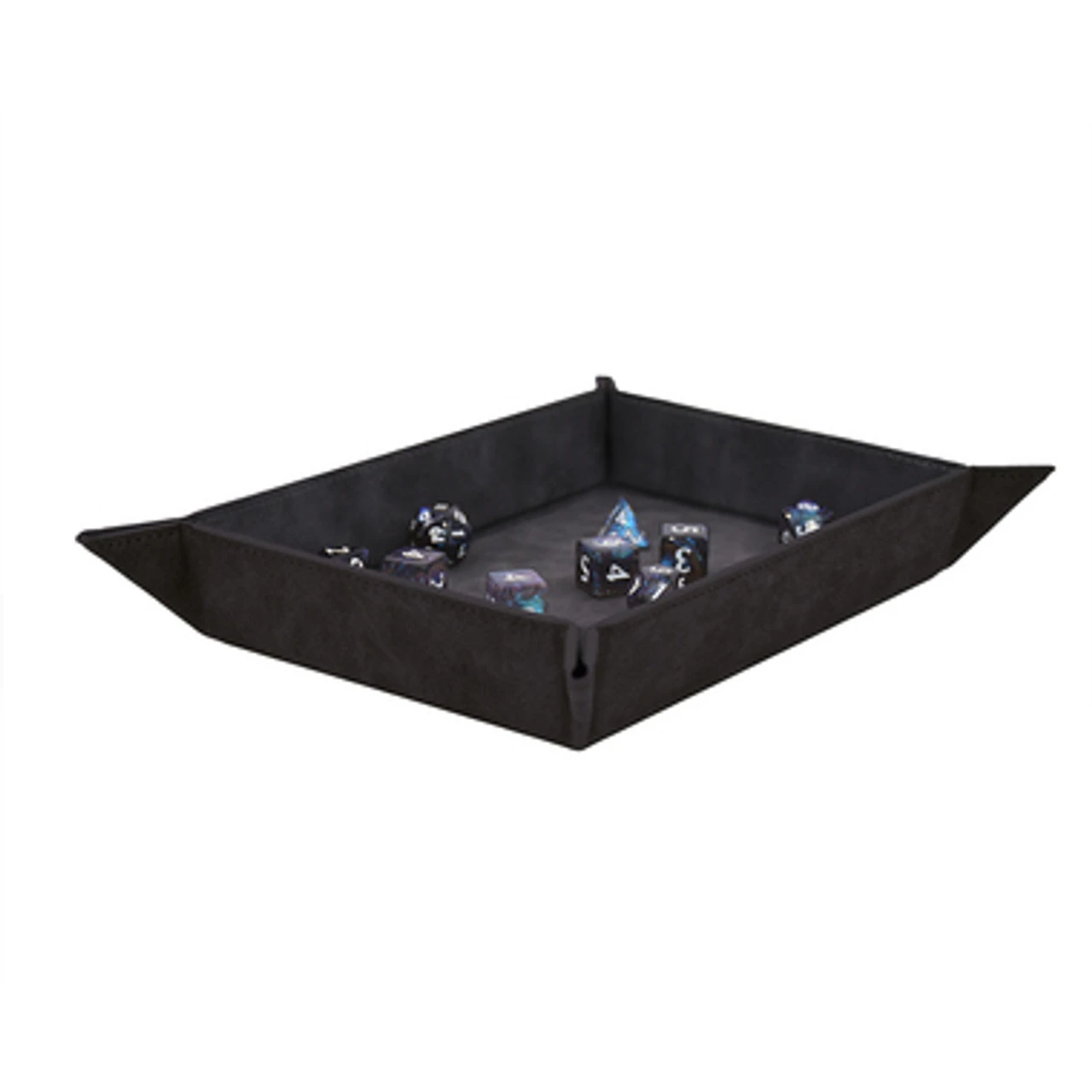Ultra Pro: Suede Collection - Foldable Dice Rolling Tray - Jet 1 Ultra Pro: Suede Collection - Foldable Dice Rolling Tray - Jet
