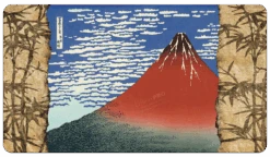 Ultra Pro Fine Art Red Fuji Standard Gaming Playmat Mousepad By Hokusai