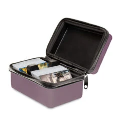 Ultra Pro Grand Tour Luggage Deck Box -Ultra Pro 15277 Purple open