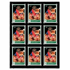 Ultra Pro 35PT 9-Card Black Border UV ONE-TOUCH Magnetic Holder -Ultra Pro 15299 9Card OT BlackBorder V