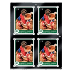 Ultra Pro 130PT 4-Card Black Border UV ONE-TOUCH Magnetic Holder