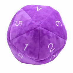 Ultra Pro Jumbo D20 Novelty Dice Plush -Ultra Pro 15475JumboD10PlushPurple05