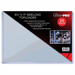 Ultra Pro 8-1/2" X 11" Side Load Toploaders (25ct)