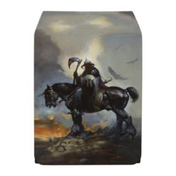 Ultra Pro Death Dealer Alcove Flip Deck Box By Frank Frazetta -Ultra Pro 15675 AlcoveFlip Frazetta DarkKnight Front