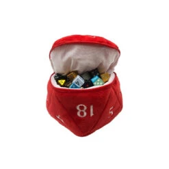 Ultra Pro Plush: D20 Dice Bag (Red)