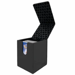 Ultra Pro Elite Series: Pikachu Alcove Flip Deck Box For Pokémon -Ultra Pro 15773 AlcoveBox PKM Pikachu Elite FrontOpen