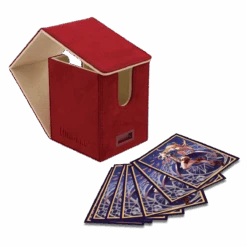 Ultra Pro Vivid Deluxe Alcove Flip Deck Box -Ultra Pro 15932 DB Vivid Deluxe Flip Red