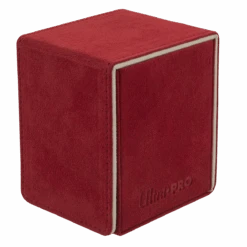 Ultra Pro Vivid Deluxe Alcove Flip Deck Box -Ultra Pro 15932 DB Vivid Deluxe Flip Red side2
