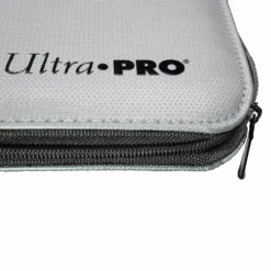 Ultra PRO 9-Pocket Zippered PRO-Binder: Silver Made With Fire Resistant Materials -Ultra Pro 15945 9Pkt ZipPB FireResist Zoom EmbossLogo 42a70a66 acf0 4f31 b970 bc94929ee2ab