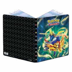 Ultra Pro Sword And Shield 12.5 Crowned Sword Zacian And Crowned Shield Zamazenta 9-Pocket Portfolio For Pokémon