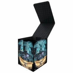 Ultra Pro Critical Role Bells Hells Vox Machina Art Printed Leatherette Alcove Deck Box -Ultra Pro 16094 Alcove DB CriticalRole FrontOpen