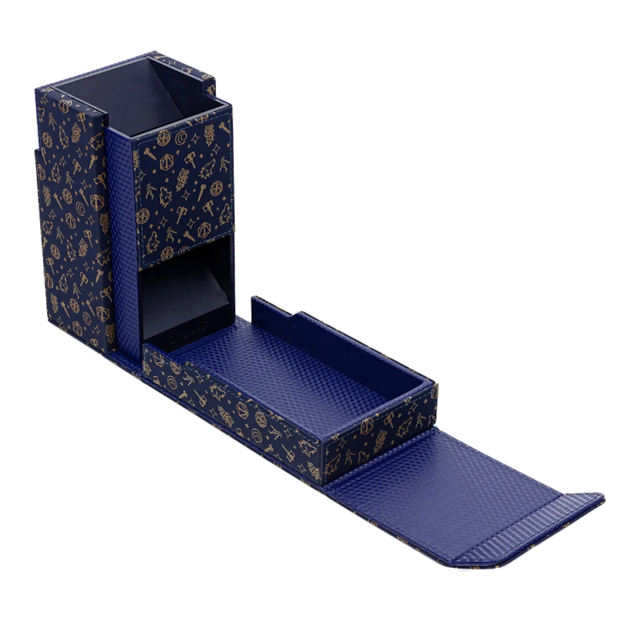 Ultra Pro Dice Tower: Critical Role - Bells Hells Pattern Printed Leatherette 1 Ultra Pro Dice Tower: Critical Role - Bells Hells Pattern Printed Leatherette