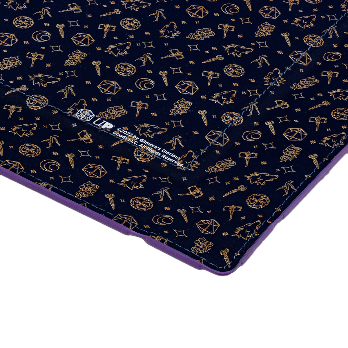 Ultra Pro Critical Role Bells Hells Pattern Printed Leatherette Folding Dice Tray 3 Ultra Pro Critical Role Bells Hells Pattern Printed Leatherette Folding Dice Tray - Image 3