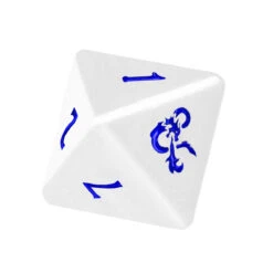 Ultra Pro Heavy Metal Icewind RPG Dice Set (7ct) For Dungeons & Dragons -Ultra Pro 18354 PreciousDice D D White Blue 5