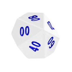 Ultra Pro Heavy Metal Icewind RPG Dice Set (7ct) For Dungeons & Dragons -Ultra Pro 18354 PreciousDice D D White Blue 7