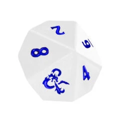 Ultra Pro Heavy Metal Icewind RPG Dice Set (7ct) For Dungeons & Dragons -Ultra Pro 18354 PreciousDice D D White Blue 8