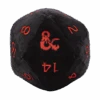 Ultra Pro Jumbo Black D20 Novelty Dice Plush For Dungeons & Dragons