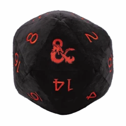 Ultra Pro Jumbo Black D20 Novelty Dice Plush For Dungeons & Dragons