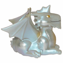 Ultra Pro Figurines Of Adorable Power: Dungeons & Dragons "Silver Dragon" -Ultra Pro 18573 FOAP DnD SilverDragon Side R