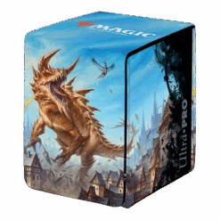 Ultra Pro Adventures In The Forgotten Realms The Tarrasque Alcove Flip Deck Box For Magic: The Gathering