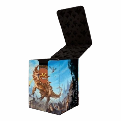 Ultra Pro Adventures In The Forgotten Realms The Tarrasque Alcove Flip Deck Box For Magic: The Gathering -Ultra Pro 18753 AlcoveFlip MTG D D AFR Open