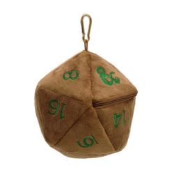 Ultra Pro Feywild Copper And Green D20 Plush Dice Bag For Dungeons & Dragons -Ultra Pro 18784 Dice D20 PlushPouch D D Feywild Left