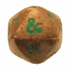 Ultra Pro Jumbo Feywild Copper And Green D20 Novelty Dice Plush For Dungeons & Dragons