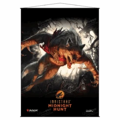 Ultra Pro Innistrad: Midnight Hunt Set Display Key Art Hunt Wall Scroll For Magic: The Gathering