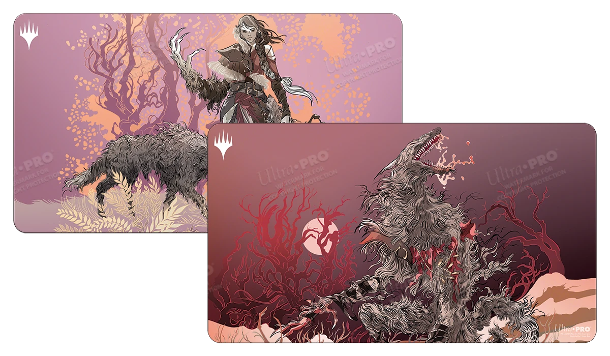 Ultra Pro Innistrad: Midnight Hunt Arlinn The Pack Leader Double-Sided Standard Gaming Playmat For Magic: The Gathering 3 Ultra Pro Innistrad: Midnight Hunt Arlinn The Pack Leader Double-Sided Standard Gaming Playmat For Magic: The Gathering - Image 3