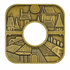 Ultra Pro Waterdeep Coins For Dungeons & Dragons -Ultra Pro 18995 Poly WaterdeepCoin D D brassback