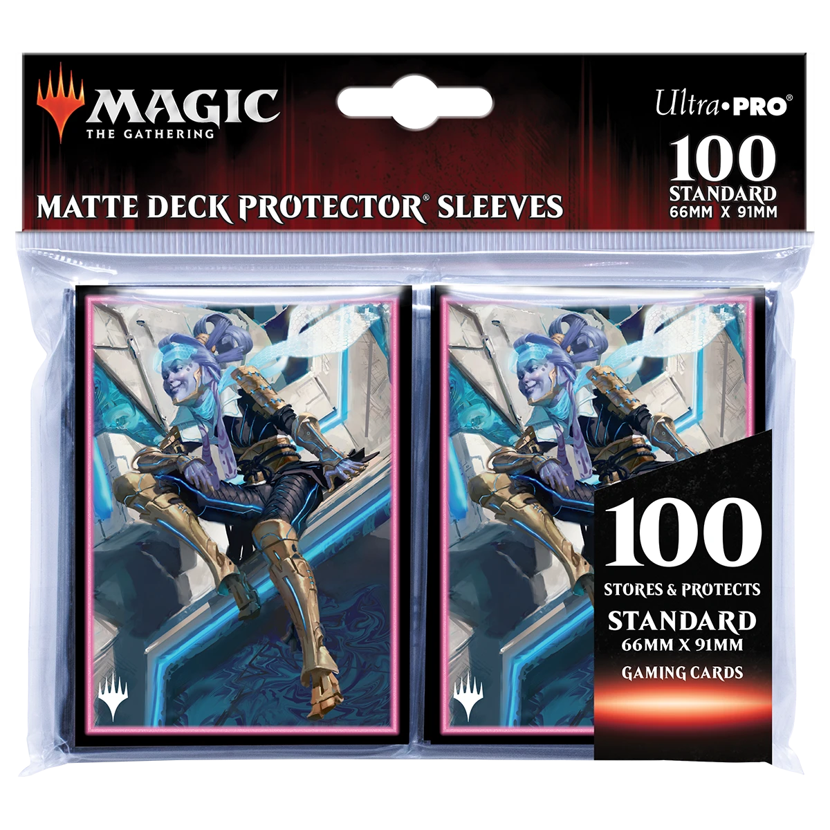 Ultra Pro Kamigawa Neon Dynasty Kotori, Pilot Prodigy Standard Deck Protector Sleeves (100ct) For Magic: The Gathering 2 Ultra Pro Kamigawa Neon Dynasty Kotori, Pilot Prodigy Standard Deck Protector Sleeves (100ct) For Magic: The Gathering - Image 2