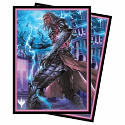 Ultra Pro Kamigawa Neon Dynasty Tezzeret, Betrayer Of Flesh Standard Deck Protector Sleeves (100ct) For Magic: The Gathering