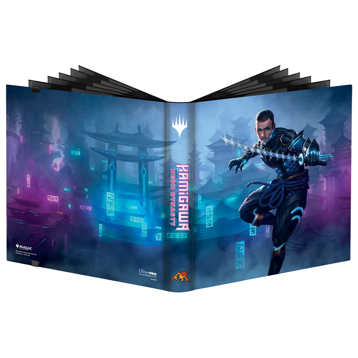 Ultra Pro Kamigawa Neon Dynasty 12-Pocket PRO-Binder For Magic: The Gathering 1 Ultra Pro Kamigawa Neon Dynasty 12-Pocket PRO-Binder For Magic: The Gathering