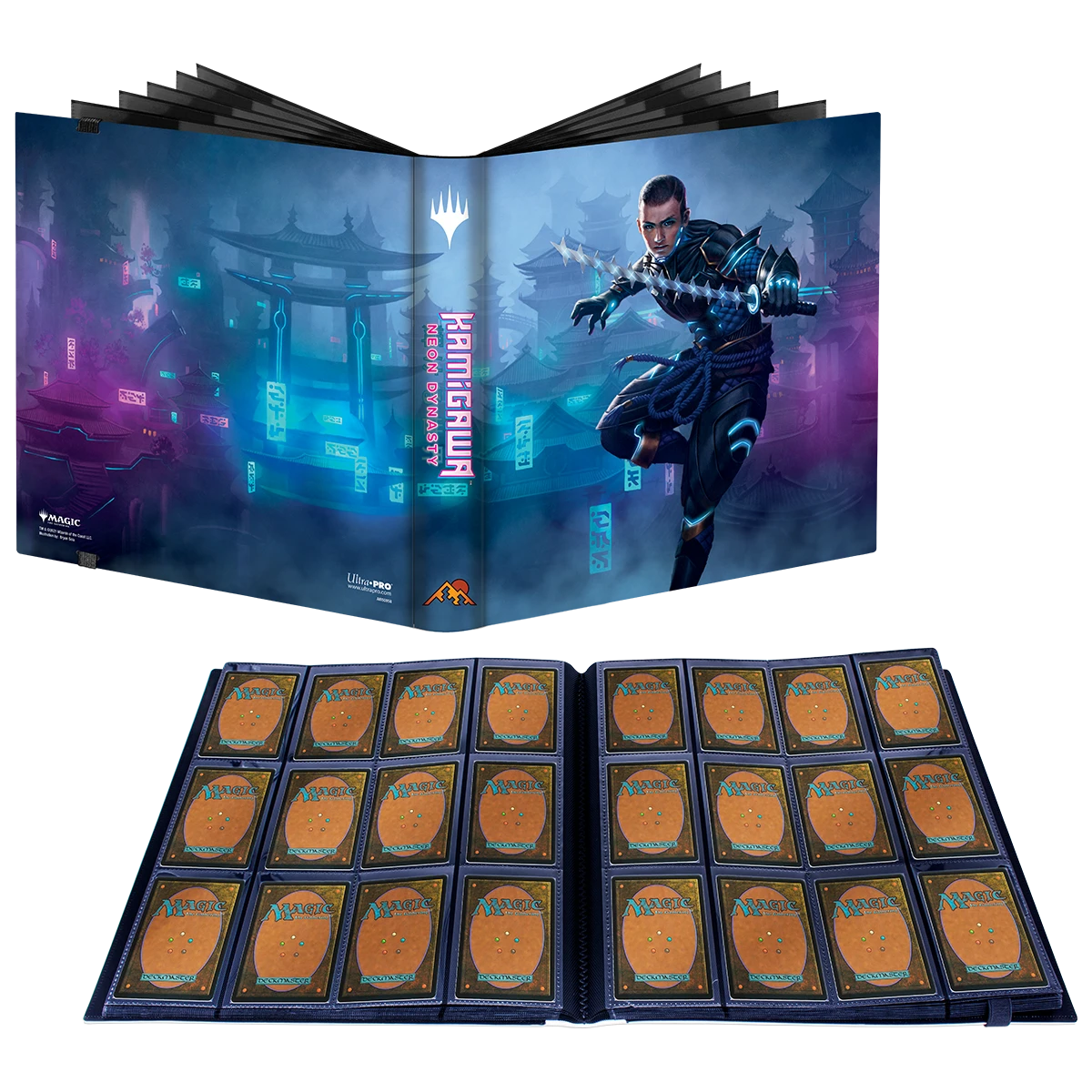 Ultra Pro Kamigawa Neon Dynasty 12-Pocket PRO-Binder For Magic: The Gathering 2 Ultra Pro Kamigawa Neon Dynasty 12-Pocket PRO-Binder For Magic: The Gathering - Image 2