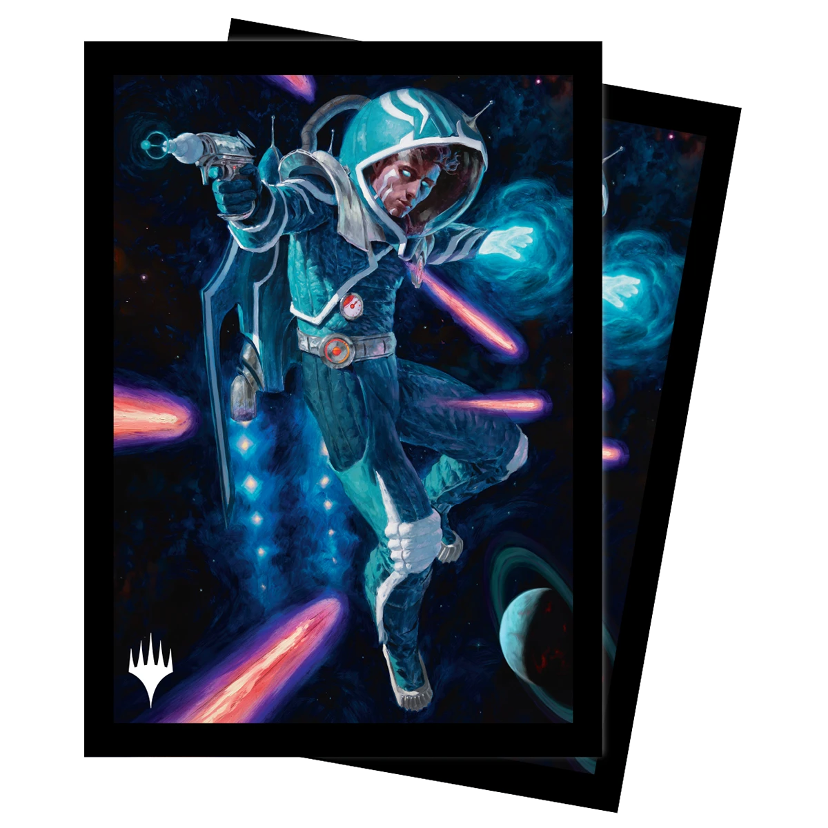 Ultra Pro Unfinity Space Beleren Standard Deck Protector Sleeves (100ct) For Magic: The Gathering 1 Ultra Pro Unfinity Space Beleren Standard Deck Protector Sleeves (100ct) For Magic: The Gathering