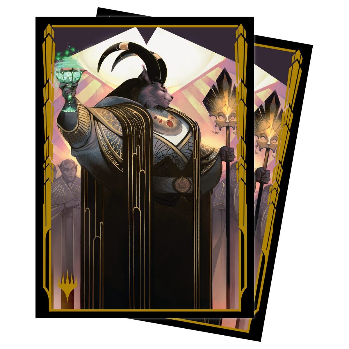 Ultra Pro Streets Of New Capenna Jetmir, Nexus Of Revels Standard Deck Protector Sleeves (100ct) For Magic: The Gathering 1 Ultra Pro Streets Of New Capenna Jetmir, Nexus Of Revels Standard Deck Protector Sleeves (100ct) For Magic: The Gathering