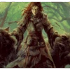 Ultra Pro Commander Legends: Battle For Baldur's Gate Faldorn, Dread Wolf Herald Standard Gaming Playmat For Magic: The Gathering