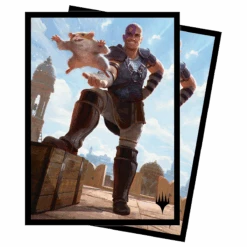 Ultra Pro Commander Legends: Battle For Baldur's Gate Minsc & Boo, Timeless Heroes Standard Deck Protector Sleeves (100ct) For Magic: The Gathering