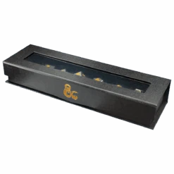 Ultra Pro Heavy Metal Spelljammer Realmspace RPG Dice Set (7ct) For Dungeons & Dragons -Ultra Pro 19408 HMetal D D RealmSpace RPG DiceSet Angle