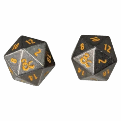 Ultra Pro Heavy Metal Spelljammer Realmspace D20 Dice Set (2ct) For Dungeons & Dragons