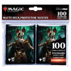 Ultra Pro Warhammer 40K Commander Szarekh, The Silent King Standard Deck Protector Sleeves (100ct) For Magic: The Gathering -Ultra Pro 19444 AW51649 DP MTG WH4 V1 POLY