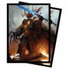 Ultra Pro Warhammer 40K Commander Abaddon The Despoiler Standard Deck Protector Sleeves (100ct) For Magic: The Gathering