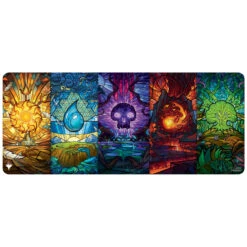 Ultra Pro Playmat: Dominaria United - Stained Glass Land Medley (6ft)