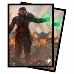 Ultra Pro The Brothers' War Mishra, Eminent One Standard Deck Protector Sleeves (100ct) For Magic: The Gathering