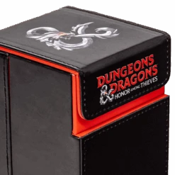 Ultra Pro Honor Among Thieves Printed Leatherette Dice Tower For Dungeons & Dragons -Ultra Pro 19711 DiceTower D D MosiacArt flap closed min 1