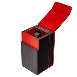 Ultra Pro Honor Among Thieves Printed Leatherette Dice Tower For Dungeons & Dragons -Ultra Pro 19711 DiceTower D D MosiacArt top open full side11