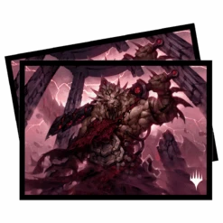 Ultra Pro March Of The Machine Brimaz, Blight Of Oreskos Standard Deck Protector Sleeves (100ct) For Magic: The Gathering