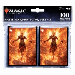 Ultra Pro March Of The Machine Chandra, Hope’s Beacon Standard Deck Protector Sleeves (100ct) For Magic: The Gathering -Ultra Pro 19746 DP MTG MOM 2 Poly