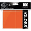 Ultra Pro Sleeves: Pumpkin Orange - Eclipse Gloss (100ct)